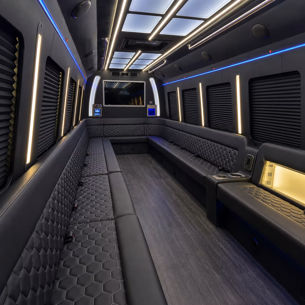 party buses for prom night in hartford led lights sound systems and the full experience